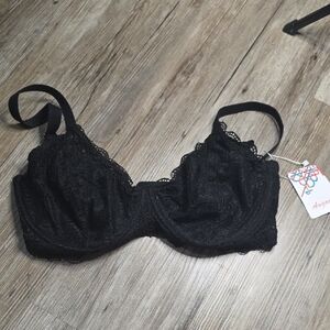 Elegant Black Lace Bra